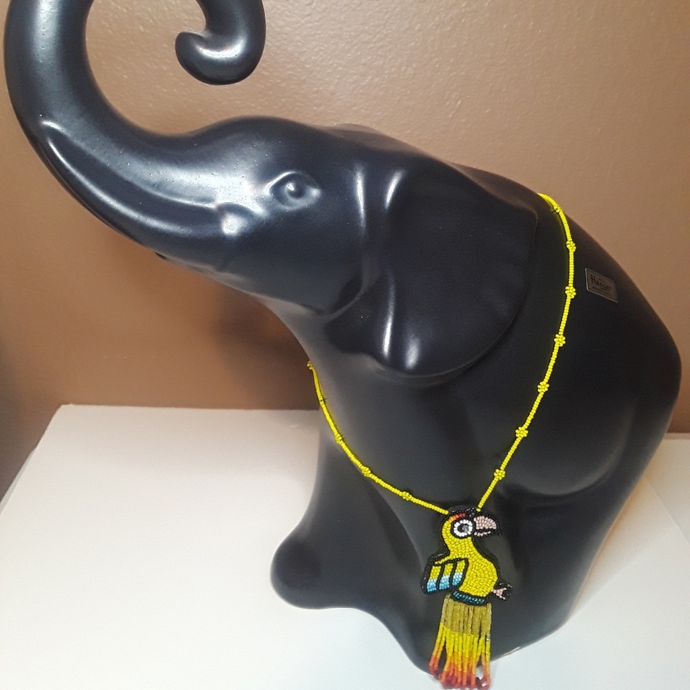 Hand crafted Parrot necklace